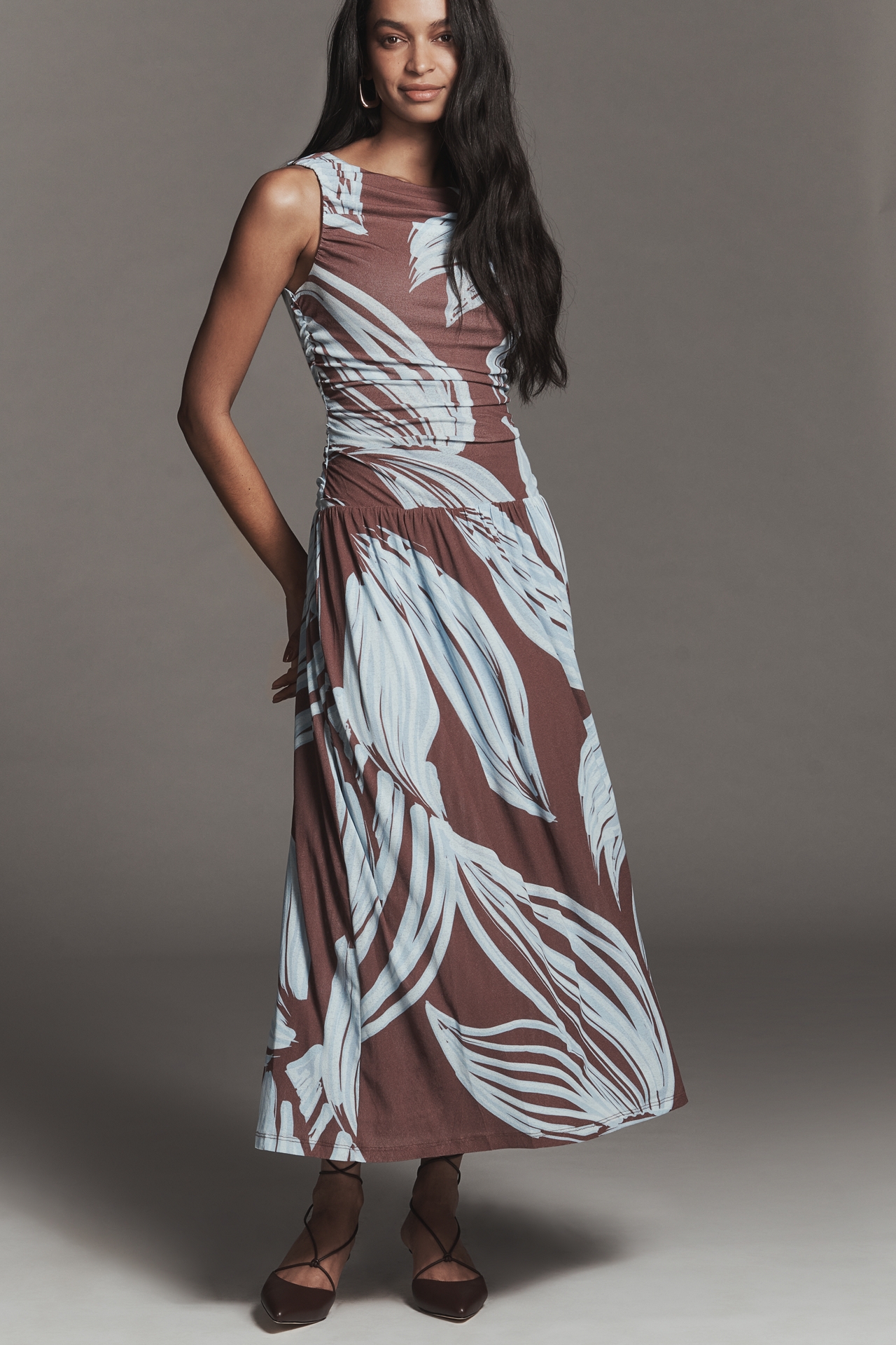 MON RENN Heirloom Sleeveless Maxi Dress