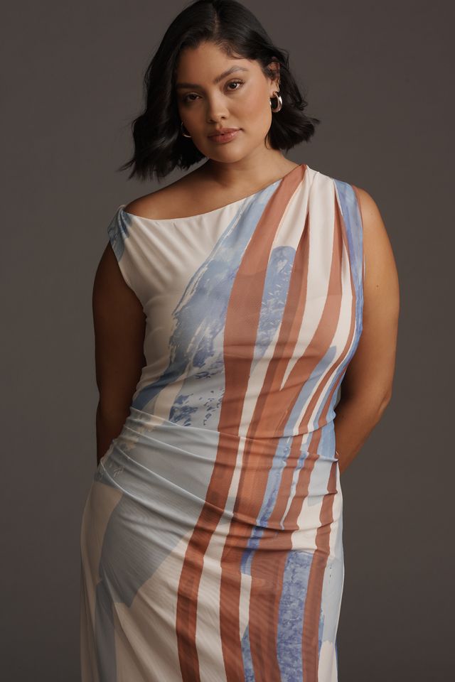 SOVERE Hunter Plus Off-The-Shoulder Maxi Dress #1