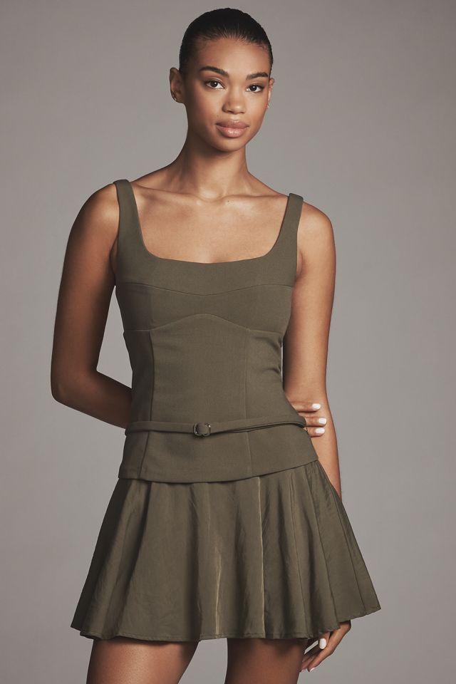 SOVERE Demi Sleeveless Scoop-Neck Mini Dress #1