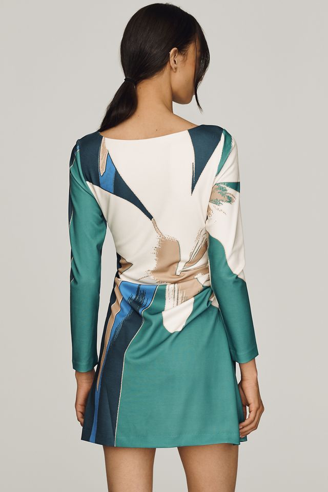 MON RENN  Long Sleeve Mini Dress #6