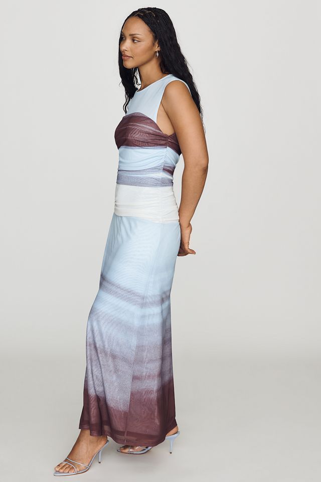 MON RENN Chroma Sleeveless Maxi Dress | Anthropologie