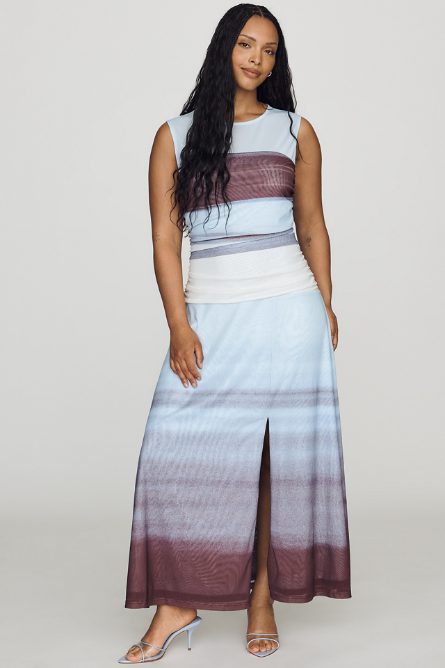 MON RENN Chroma Sleeveless Maxi Dress