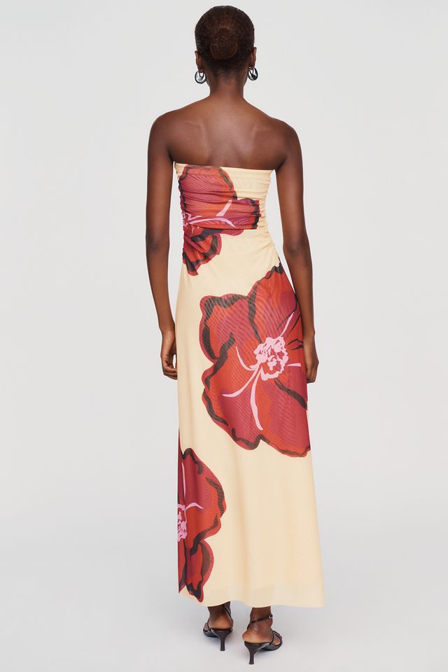MON RENN Caldera Strapless Midi Dress #2