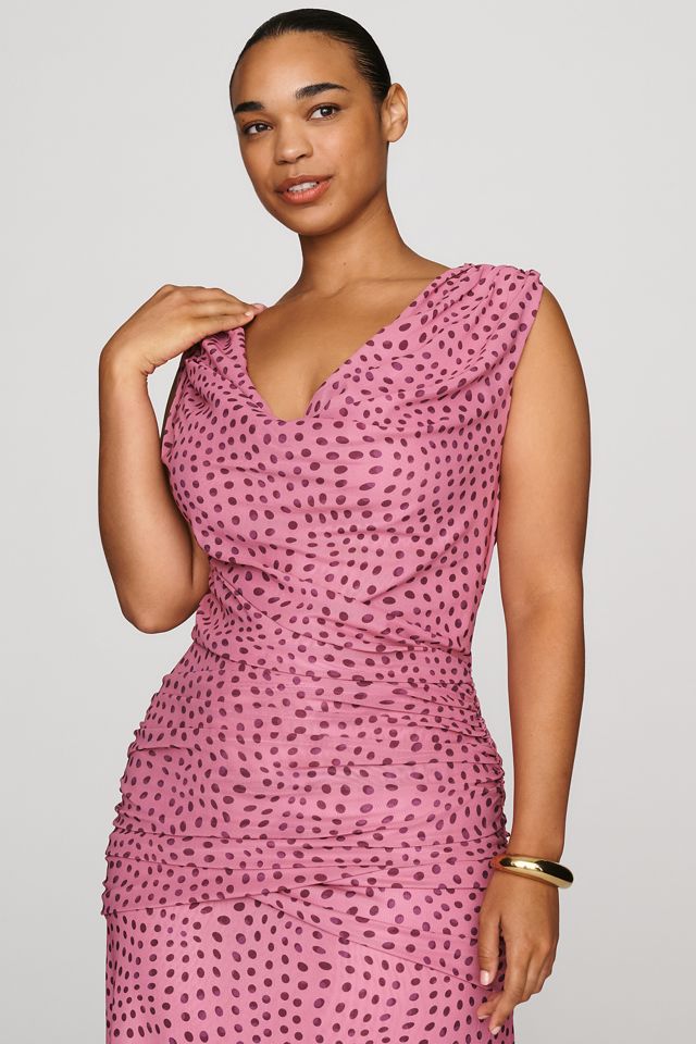 SOVERE Zuri Sleeveless Cowl Neck Maxi Dress #5