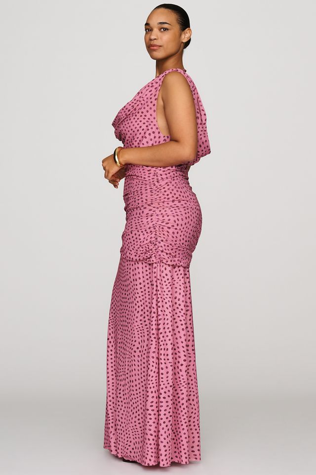 SOVERE Zuri Sleeveless Cowl Neck Maxi Dress #6