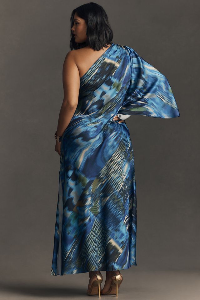 Mandira Wirk One-Shoulder Printed Dress #5