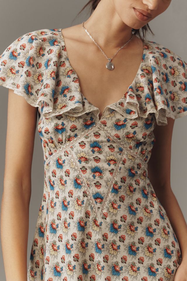 Mille Eloise V-Neck Ruffle Midi Dress #2