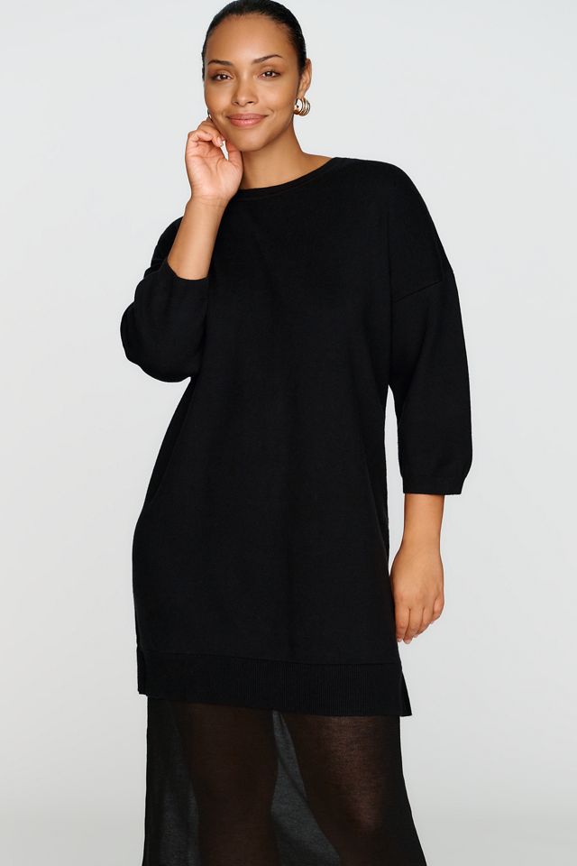 By Anthropologie Twofer Sheer Sweater Dress #6