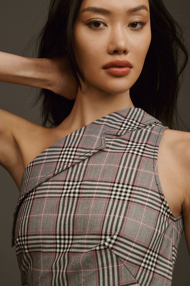 Maeve One-Shoulder Asymmetrical Slim Midi Dress #3