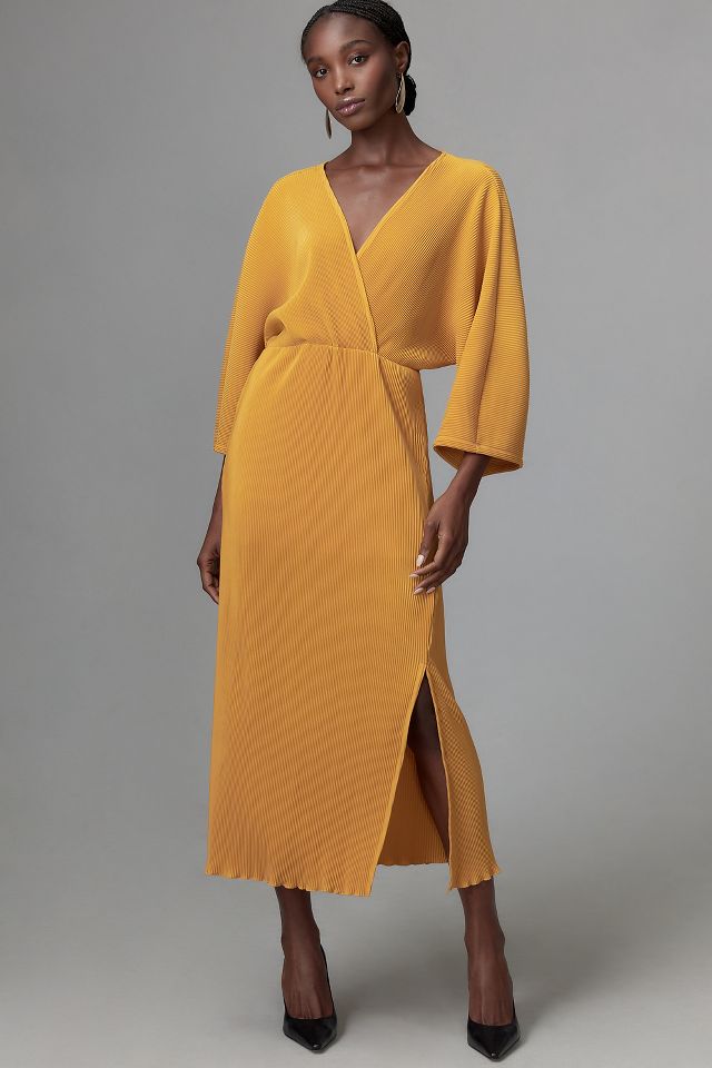 Anthropologie 2025 mustard dress