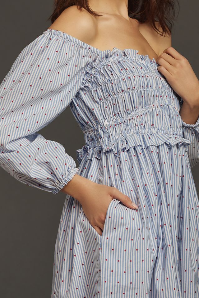 Maeve Smocked Midi Dress #3