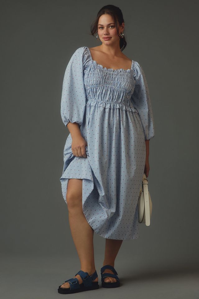 red midi sun dress Sun Island Strappy Midi Dress