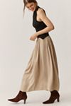 Maeve Twofer Drop-Waist Maxi Dress