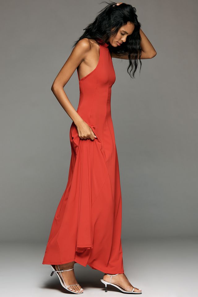 Vestido Maxi de Ocasión con Cuello Halter By Anthropologie #3