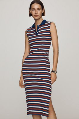 Abito Midi Polo in Maglia Senza Maniche Maeve