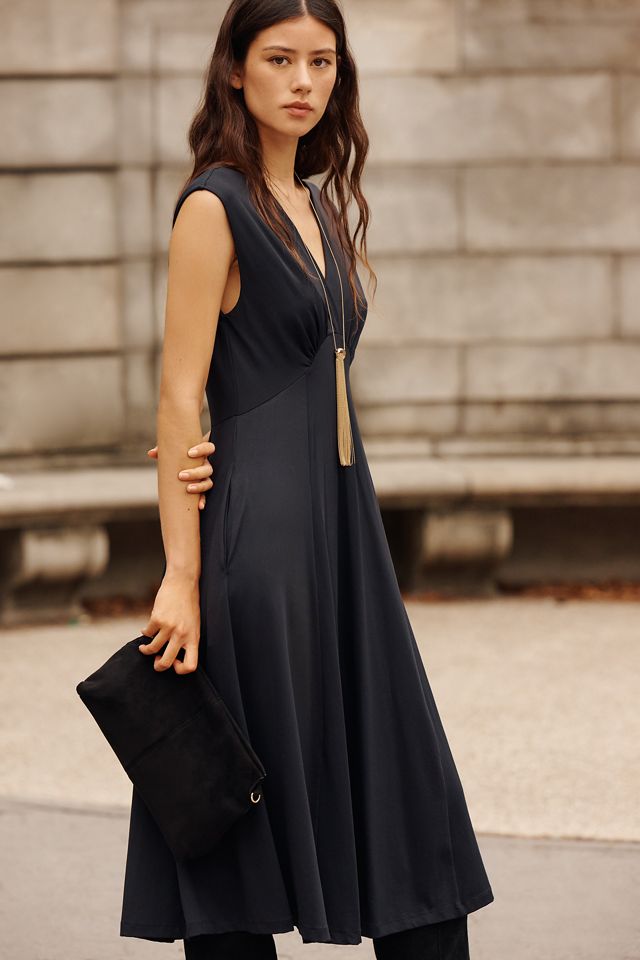 Maeve Knit Ruched Midi Dress #2