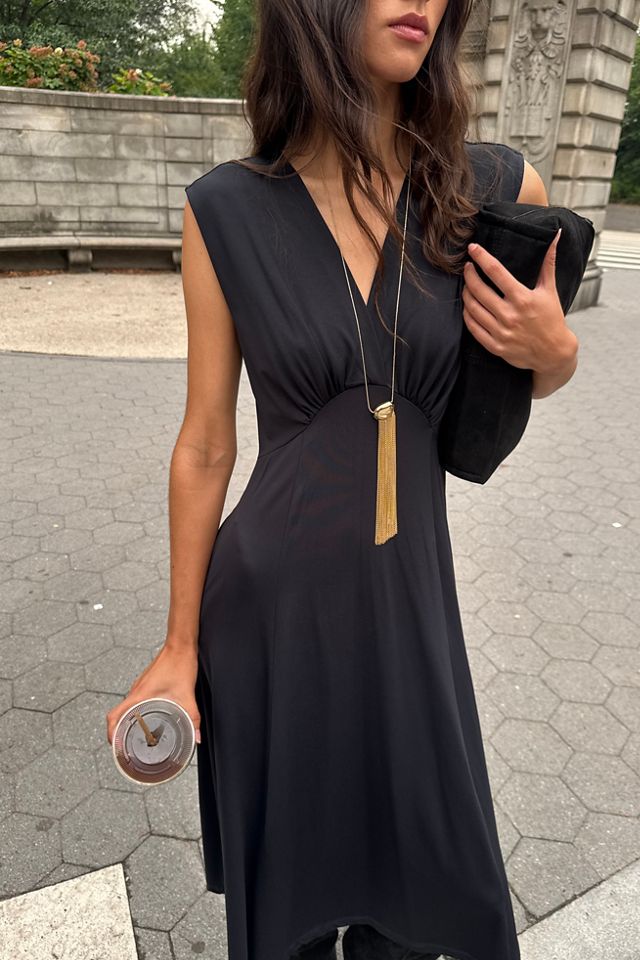 Maeve Knit Ruched Midi Dress #4