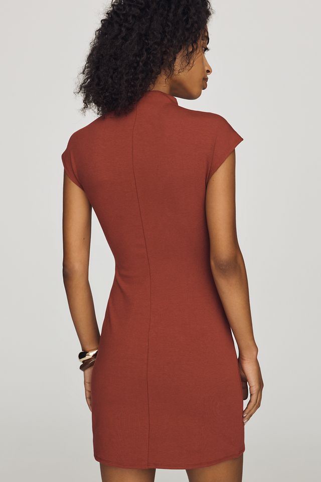 Pilcro Knit Mock-Neck Mini Dress #1