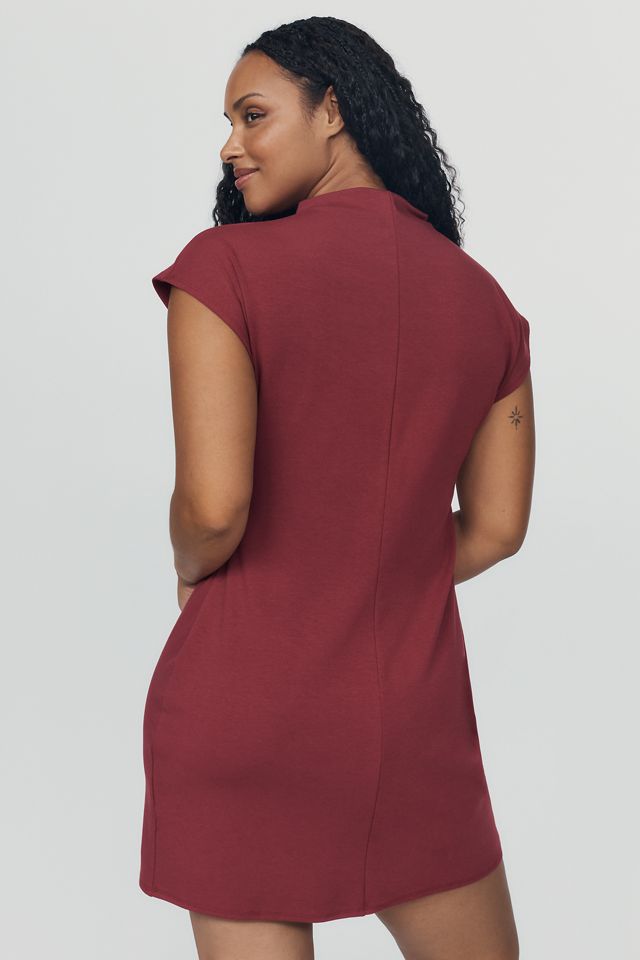 Pilcro Knit Mock-Neck Mini Dress #6