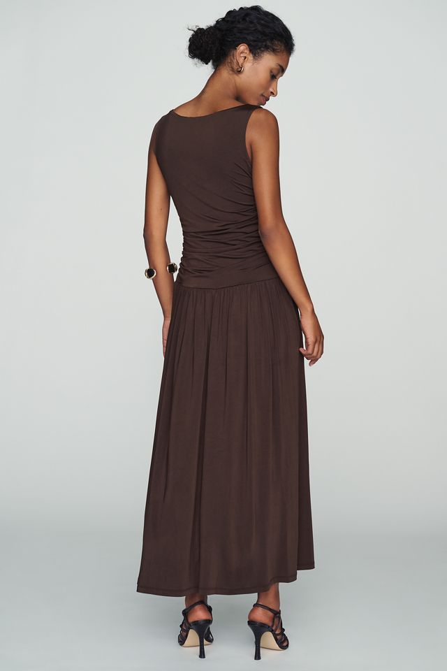 By Anthropologie Ruched Maxi Dress #3