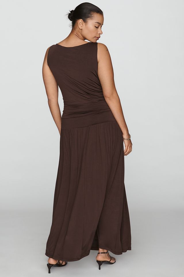 By Anthropologie Ruched Maxi Dress #6