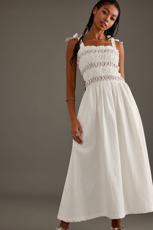 Seventy + Mochi Sally Sleeveless Tie-Strap Midi Dress #4