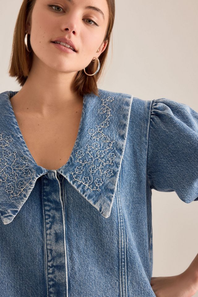 Seventy + Mochi Tilly Malibu Denim Mini Dress #5