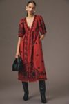V-Neck Buttondown Dress