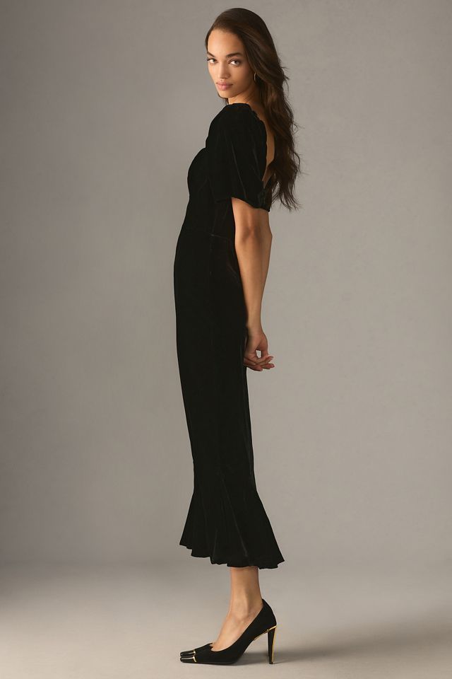 rhode black velvet dress Rhode Ester Dress