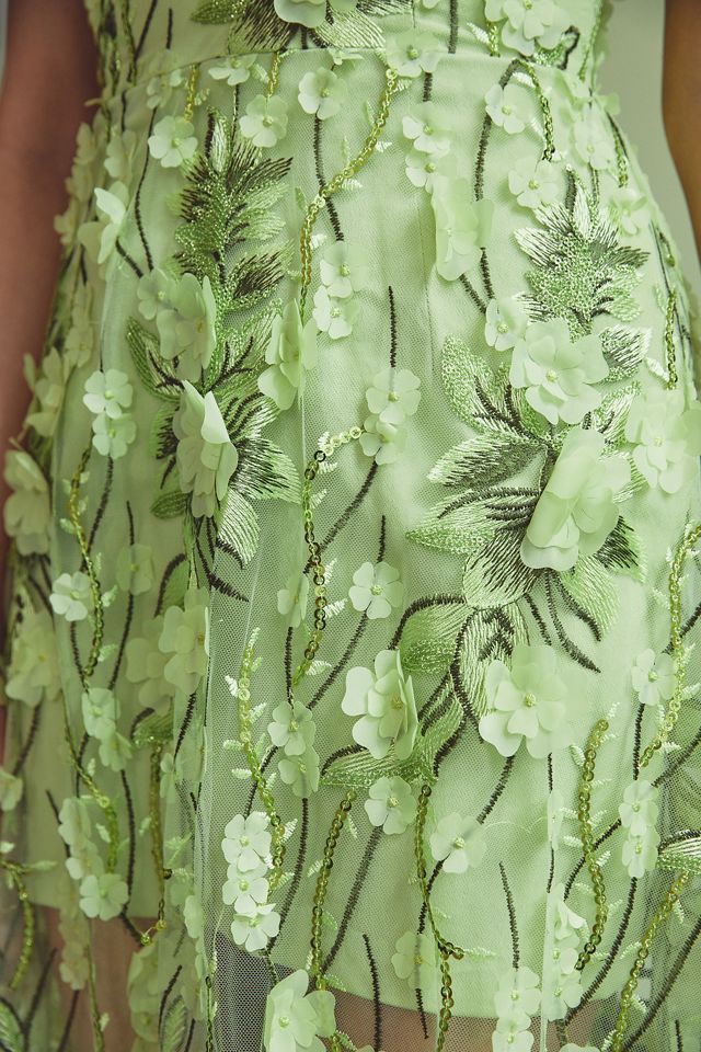 Helsi Embroidered Sheer Dress