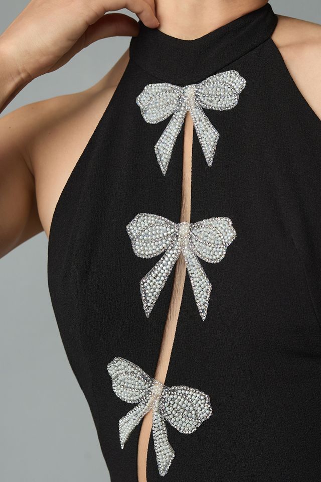 high fashion evening dresses Fashion Strapless High Slit Sheath Evening Party Dresses, CP0635 main image 1