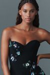 Helsi Kim Strapless Butterfly Appliqué Mini Dress