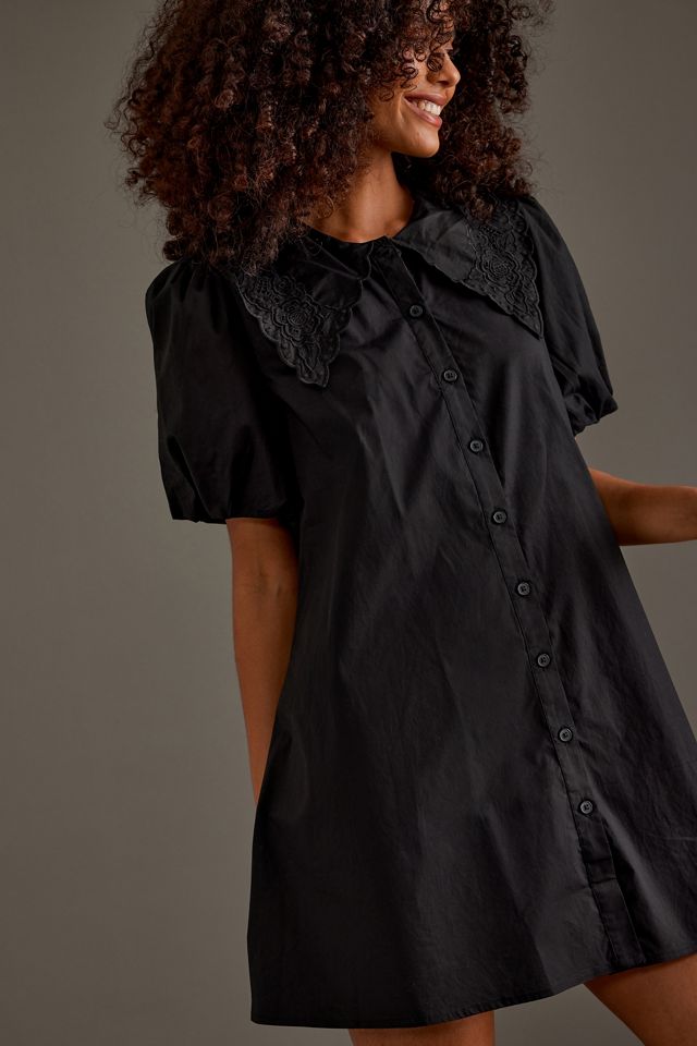 Robe chemise courte Nobody's Child Bridget à manches bouffantes #5
