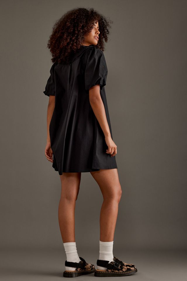 Robe chemise courte Nobody's Child Bridget à manches bouffantes #1