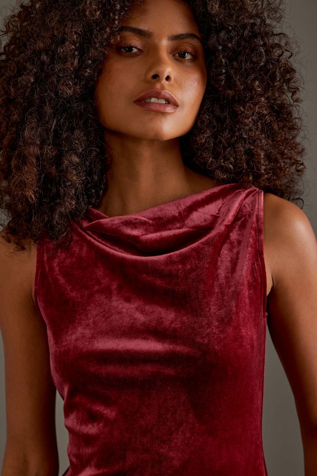 Nobody's Child Camille Velvet Midi Dress | Anthropologie UK