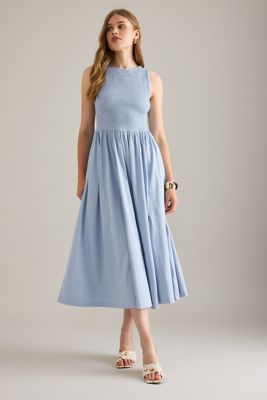 Nobody's Child Billie Shirred Midi Dress