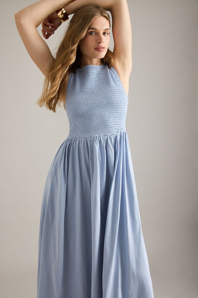 Nobody's Child Billie Shirred Midi Dress #4