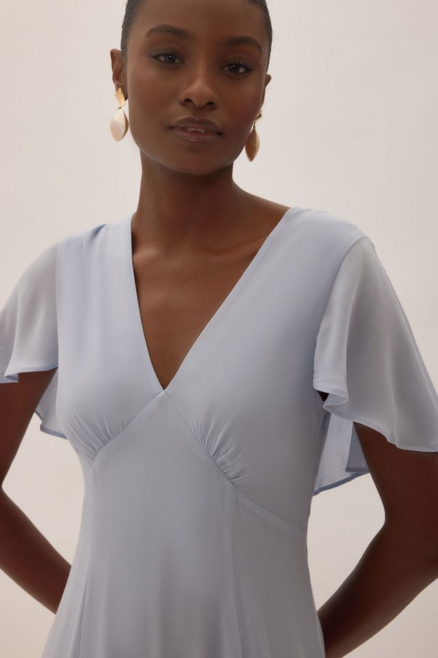 Nobody's Child Marlow Flutter-Sleeve Midi Dress #4