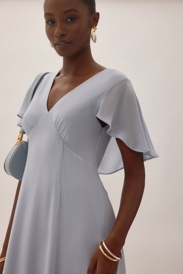 Nobody's Child Marlow Flutter-Sleeve Midi Dress #5