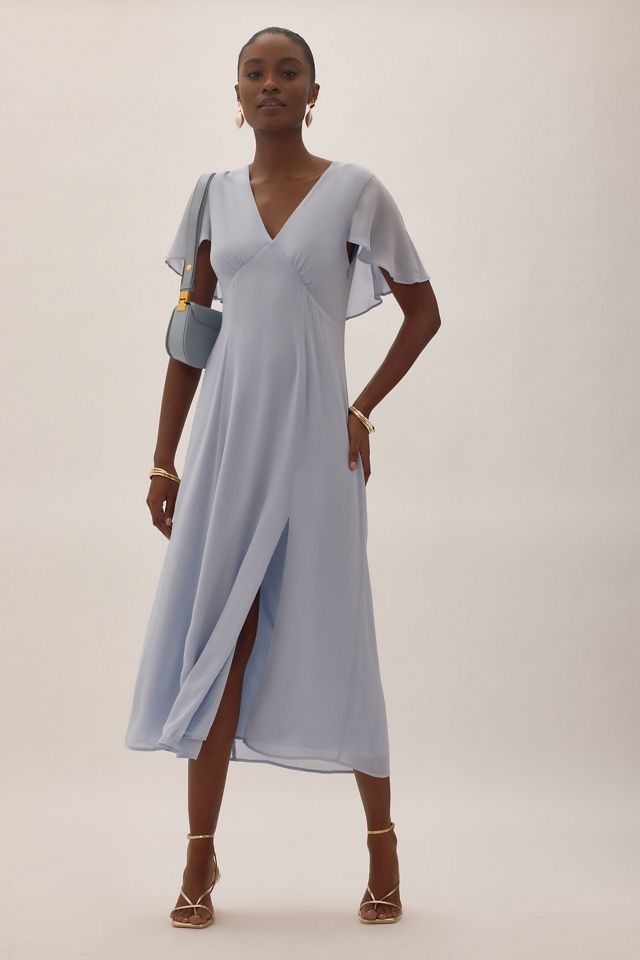 Nobody's Child Marlow Flutter-Sleeve Midi Dress #3