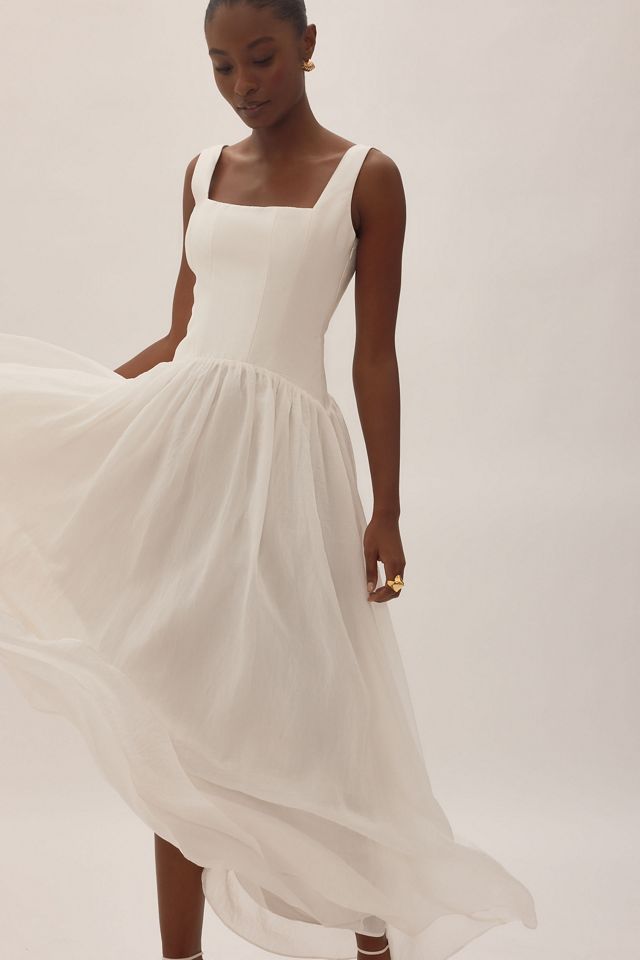 Robe midi sans manches à taille basse Honey Bridal Nobody's Child #2