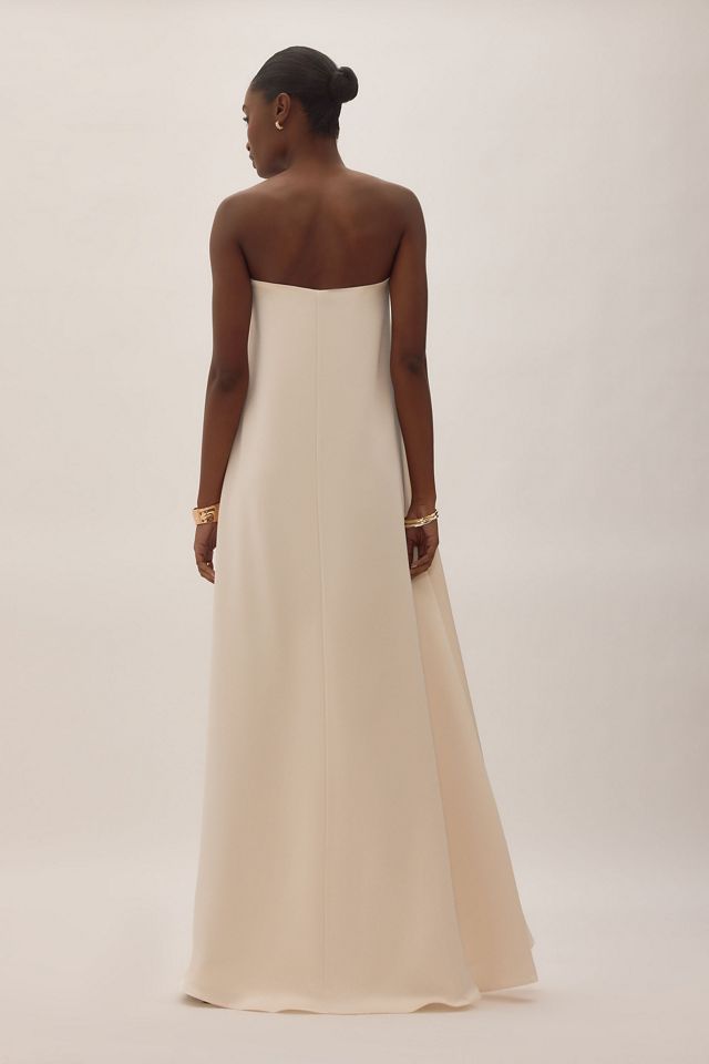 Nobody's Child Eira Bridal Bandeau Satin Maxi Dress #1