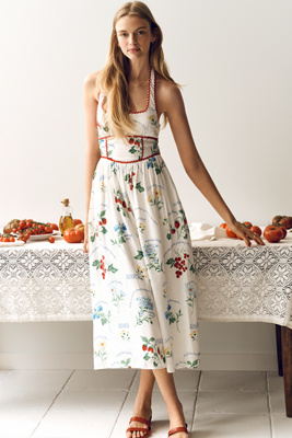 Nobody's Child Hallie Sleeveless Halter Dress | Anthropologie