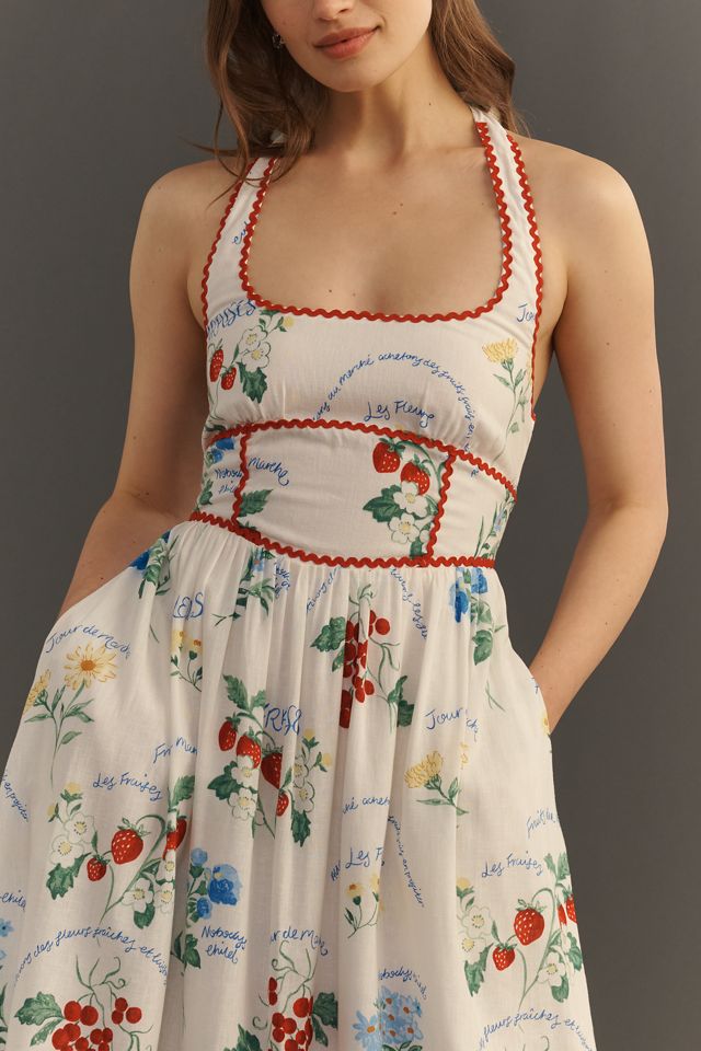 Nobody's Child Hallie Sleeveless Halter Dress | Anthropologie