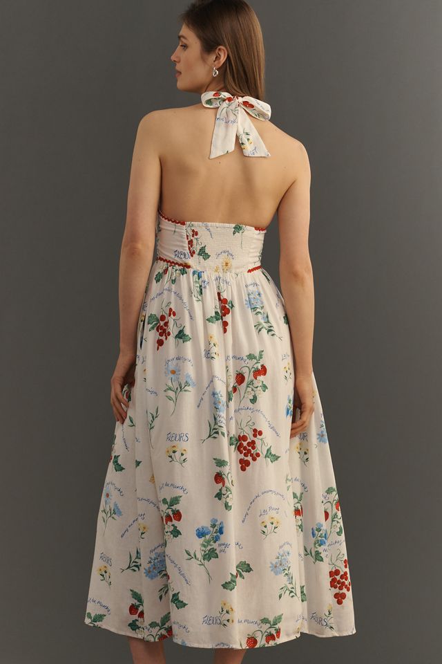 Nobody's Child Hallie Sleeveless Halter Dress | Anthropologie