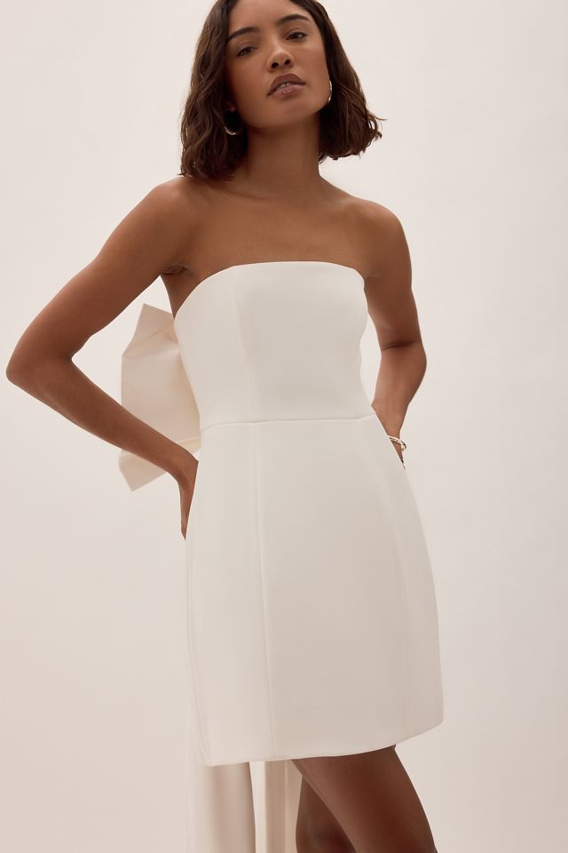 Nobody's Child Mini-robe bustier ivoire Lucienne avec nœud #3
