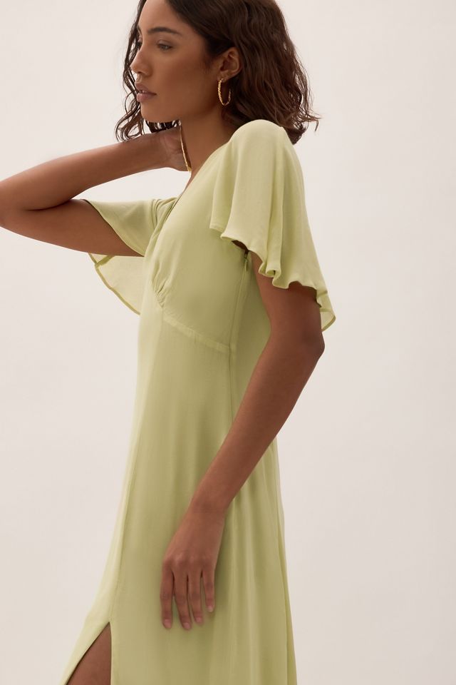 Nobody's Child Marlow Flutter-Sleeve Midi Dress #3