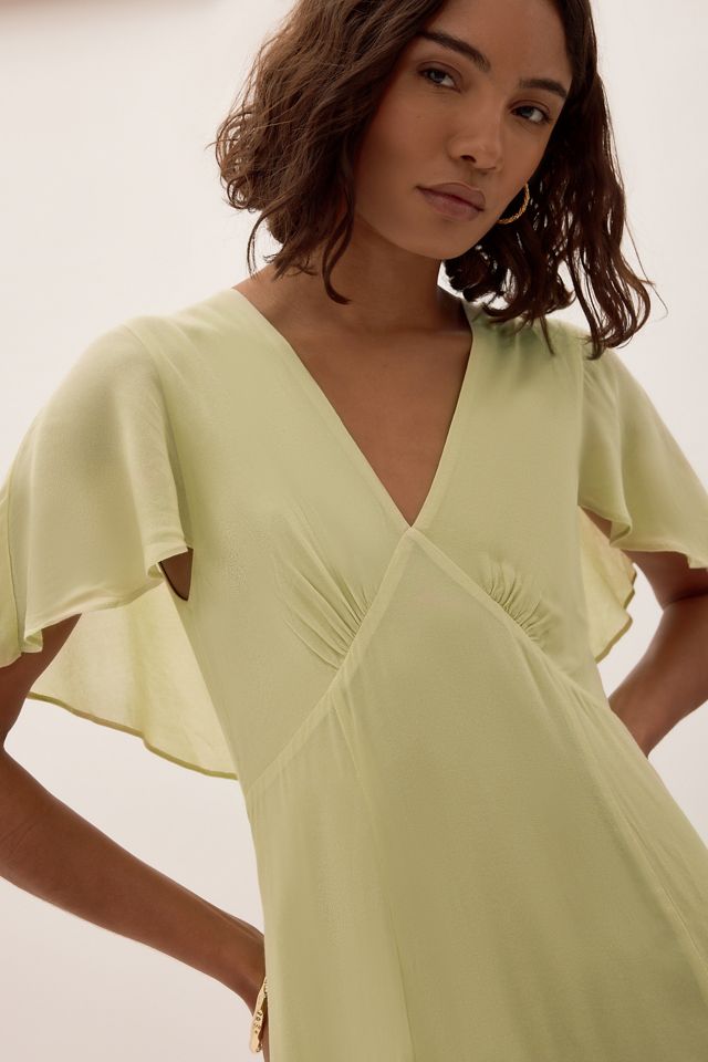 Nobody's Child Marlow Flutter-Sleeve Midi Dress #4