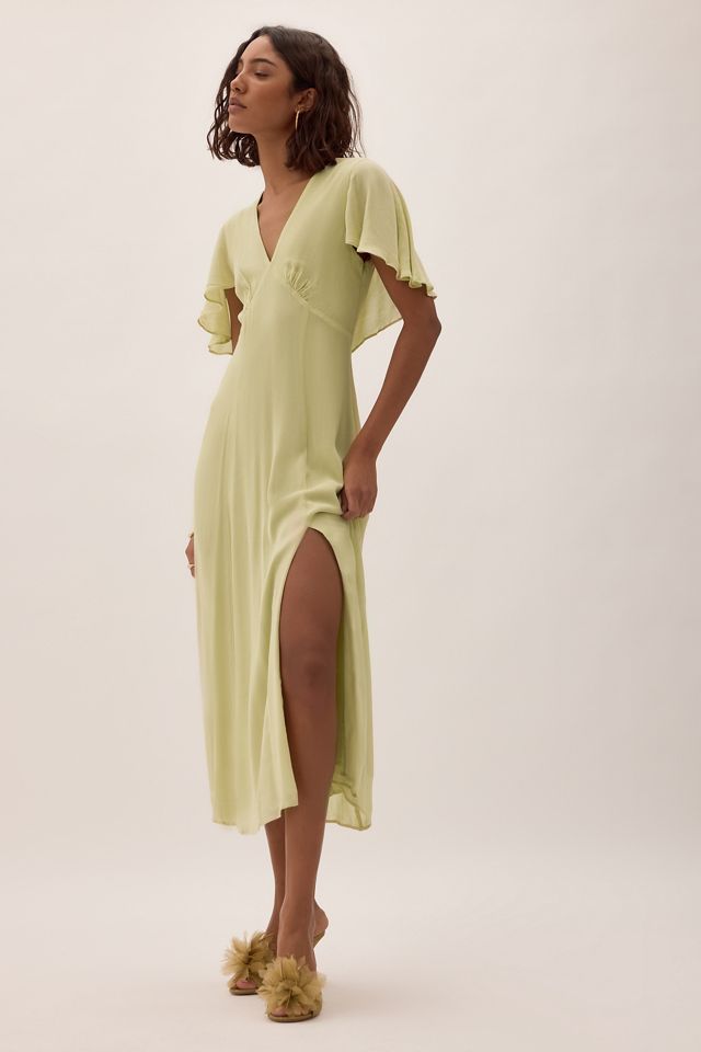 Nobody's Child Marlow Flutter-Sleeve Midi Dress #5