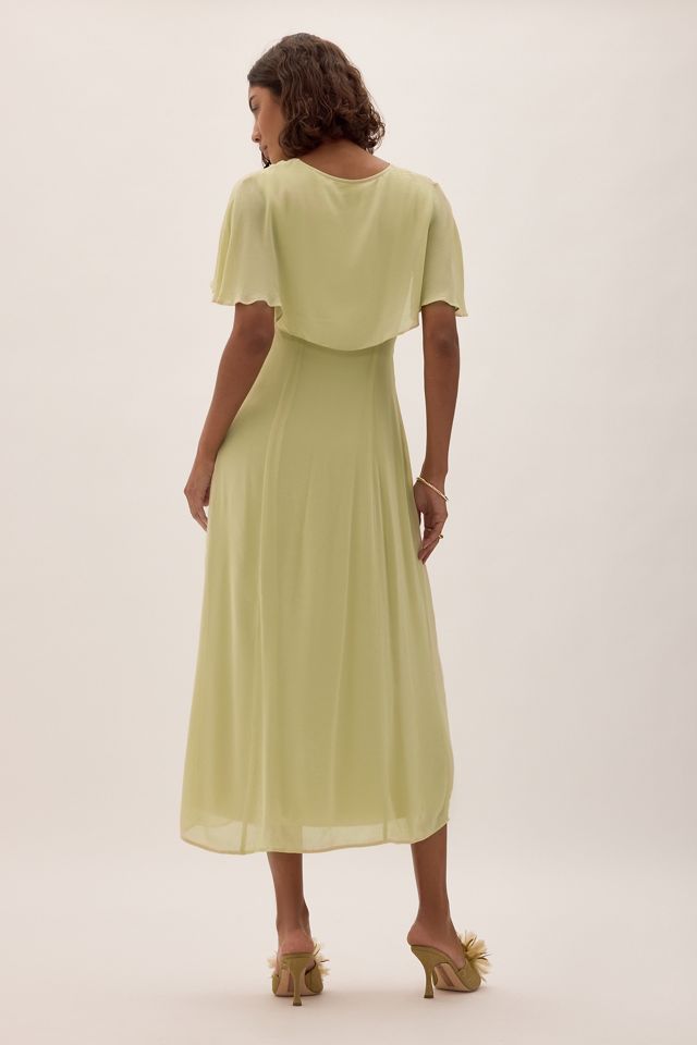 Nobody's Child Marlow Flutter-Sleeve Midi Dress #1